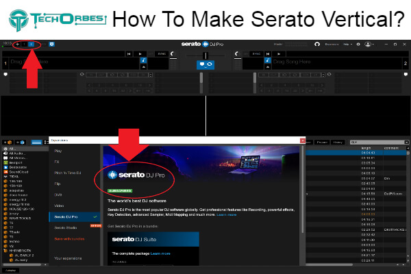 Make Serato Vertical