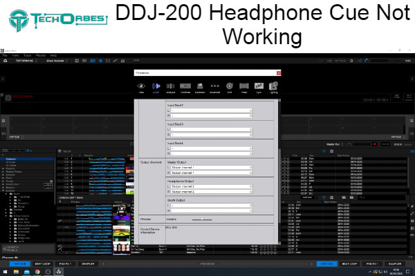 Why DDJ-200 Headphone Cue Not Working