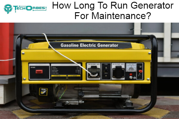 Run Generator For Maintenance